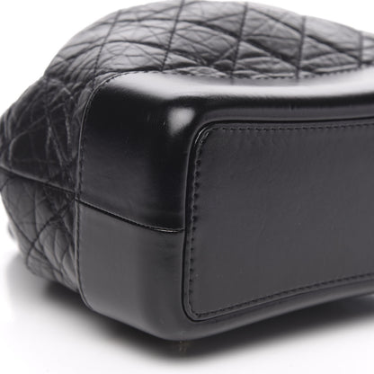 Chanel Aged Calfskin Quilted Small Gabrielle Backpack Black 7 of 10