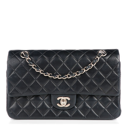 Chanel Lambskin Quilted Medium Double Flap Black 1 of 11