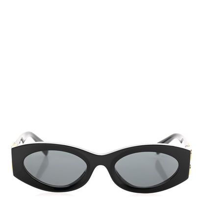 Miu Miu Acetate Oval Glimpse Sunglasses SMU11W Black 2 of 8