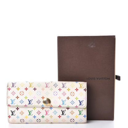 Louis Vuitton Monogram Multicolor Sarah Wallet White 21 of 21