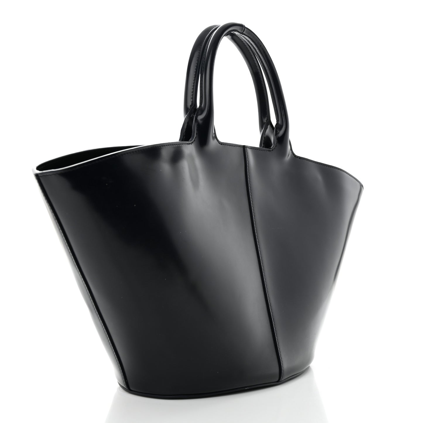 Polished Vegetable Tanned Calfskin To Go Bag