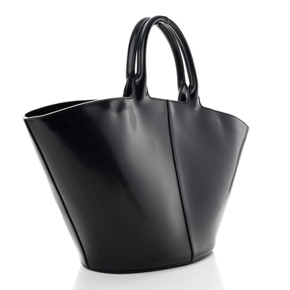 The Row Polished Vegetable Tanned Calfskin To Go Bag 2 of 9