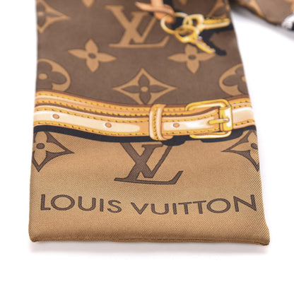 Louis Vuitton Silk Monogram Confidential Bandeau Brown 2 of 4