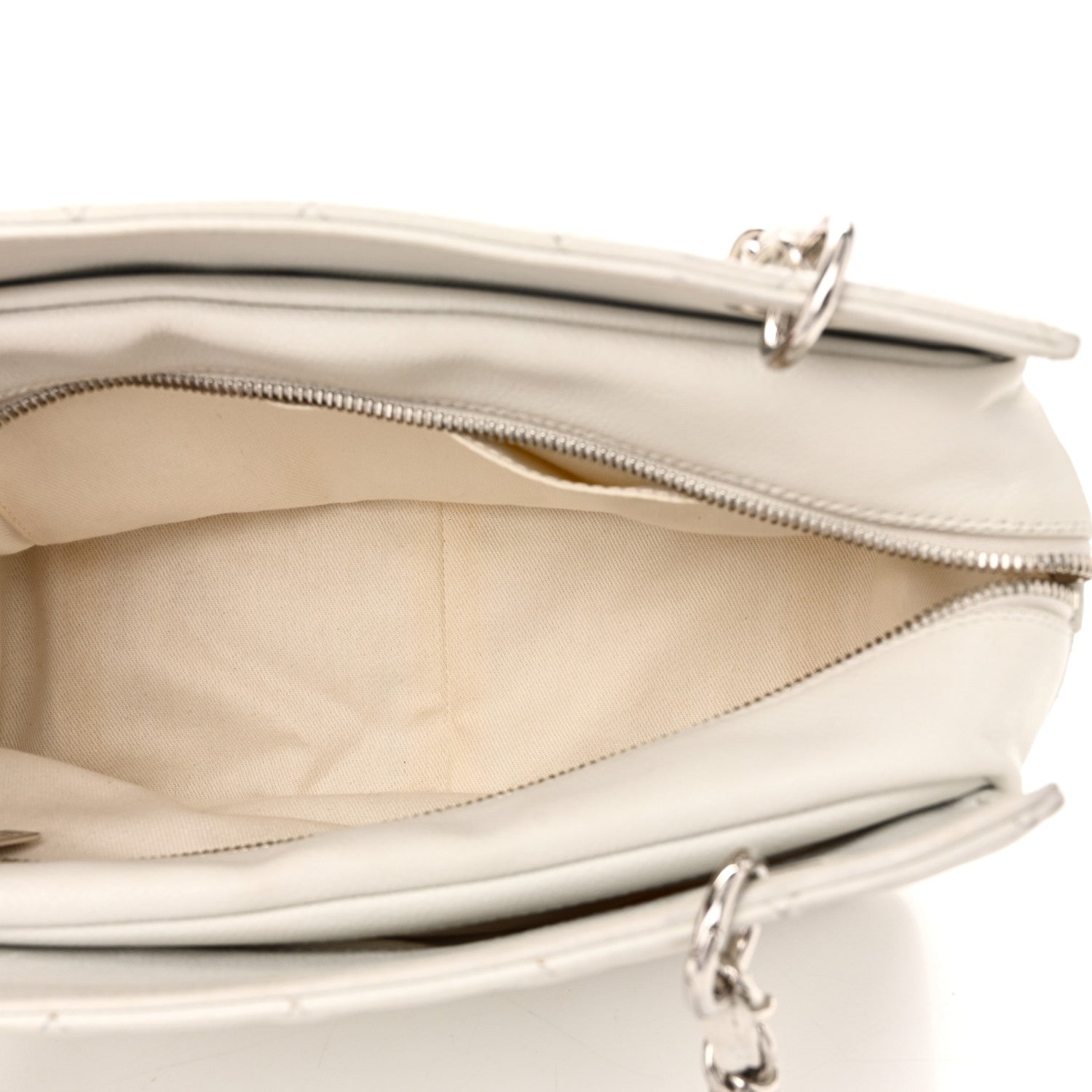 Chanel Caviar Quilted Petit Timeless Tote PTT White 5 of 11