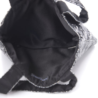 Chanel Sequin CC Evening Bag Black 5 of 12