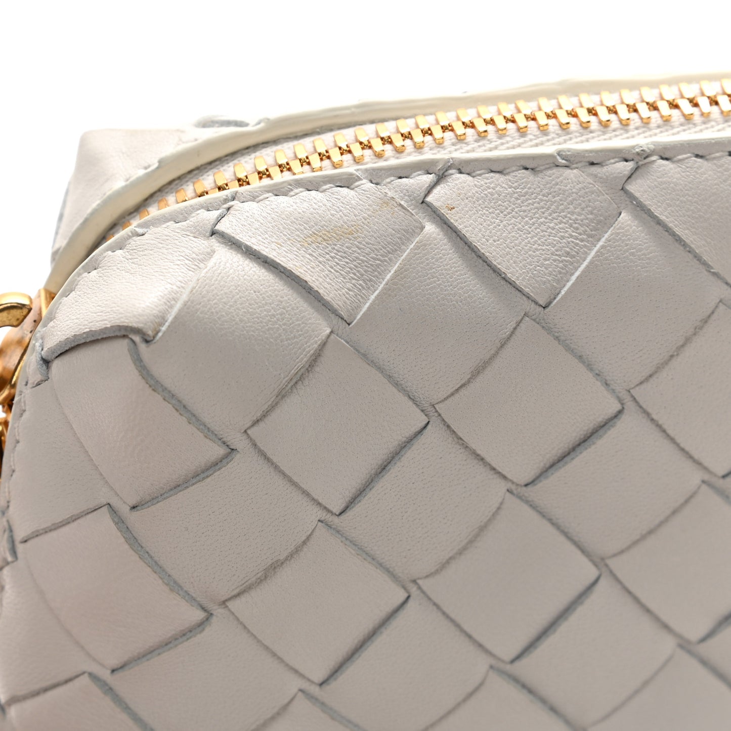 Nappa Intrecciato Crossbody White