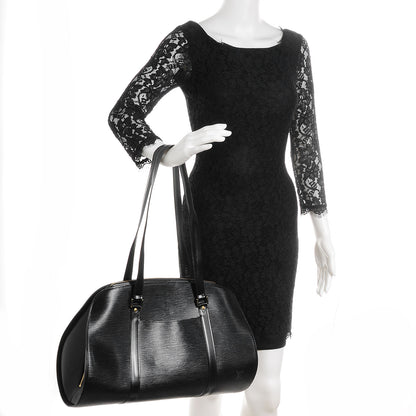 Louis Vuitton Epi Solferino 45 Black 2 of 7