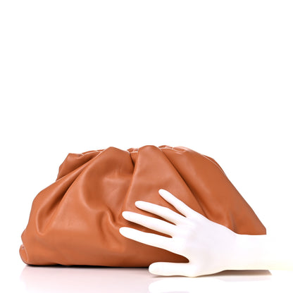 Bottega Veneta Smooth Butter Calf The Pouch Oversized Clutch Clay 2 of 8