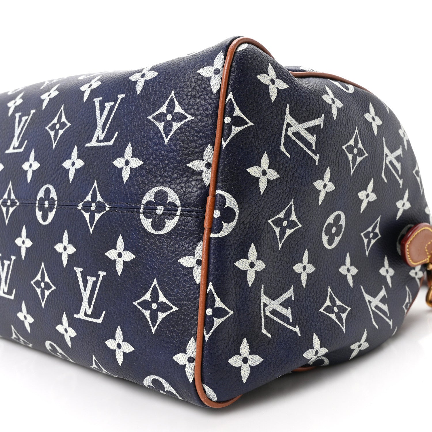Louisvuitton バッグ Louis Vuitton Calfskin Monogram Speedy P9 Bandouliere 30 Indigo