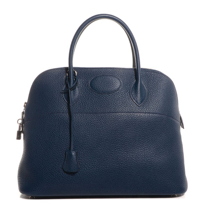 Hermes Taurillon Clemence Bolide 35 Bleu De Malte 1 of 19