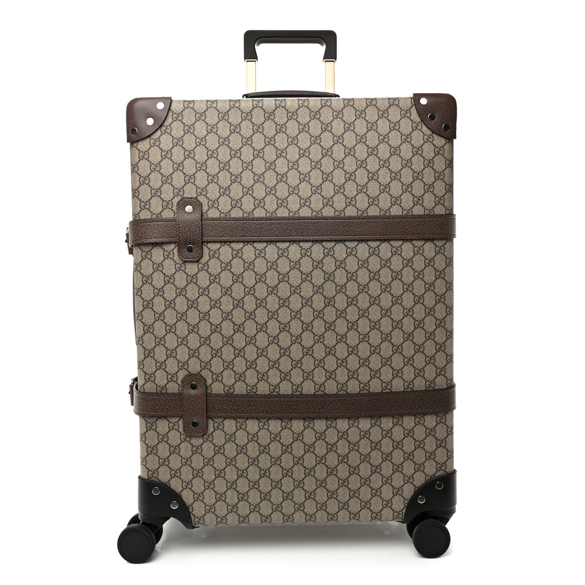 Gucci Supreme Monogram Medium Globe-Trotter Suitcase Brown 1 of 16