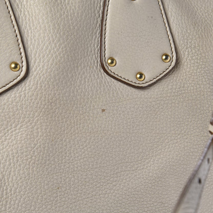 Prada Vitello Daino Shoulder Bag Talco 14 of 16
