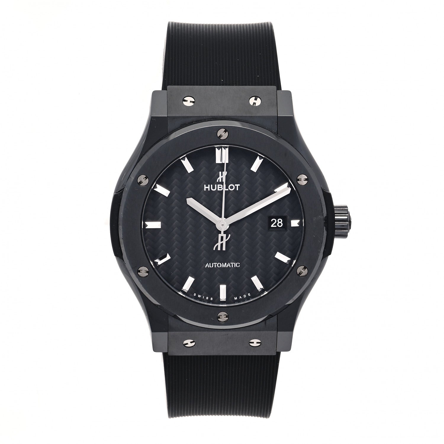 Hublot Ceramic Carbon 42mm Classic Fusion Black Magic Automatic Watch Black 542.CM.1771.RX 1 of 4
