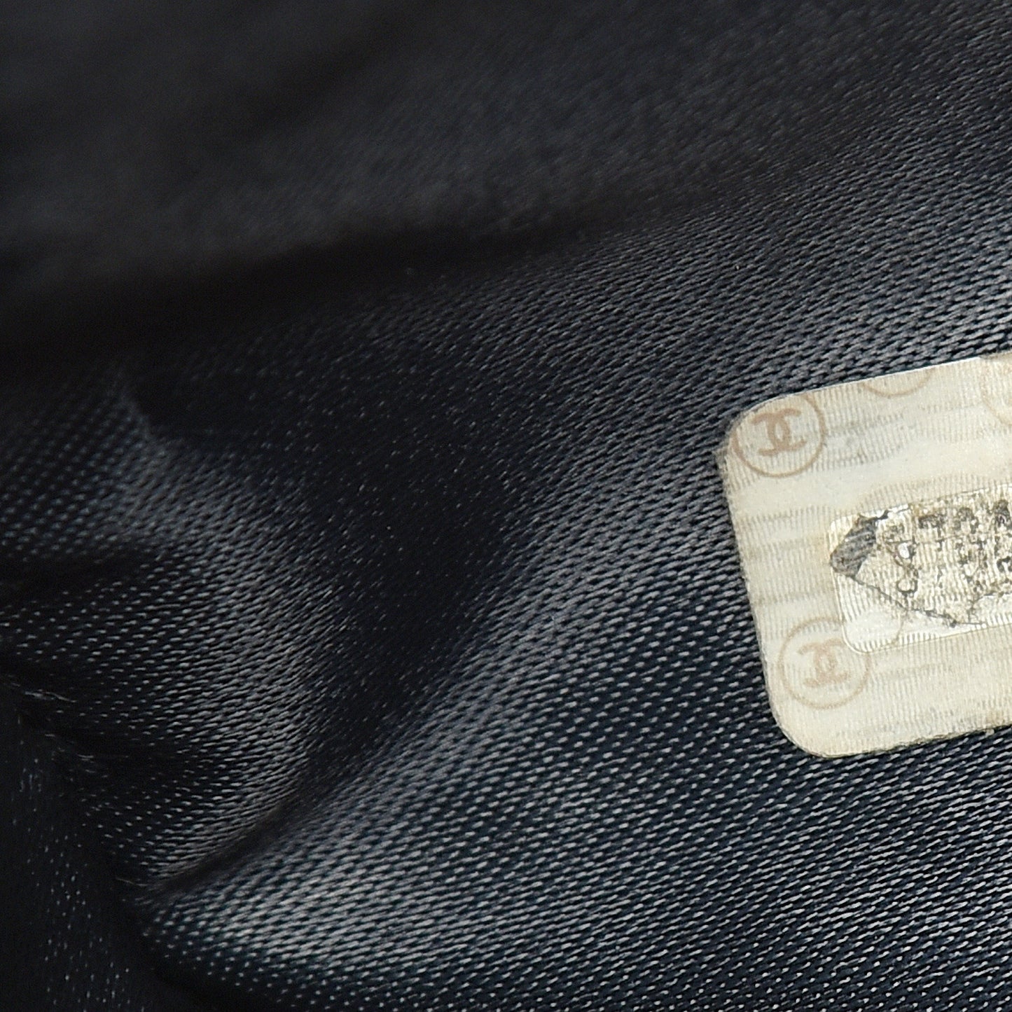 Lambskin Quilted CC Shoulder Bag Navy