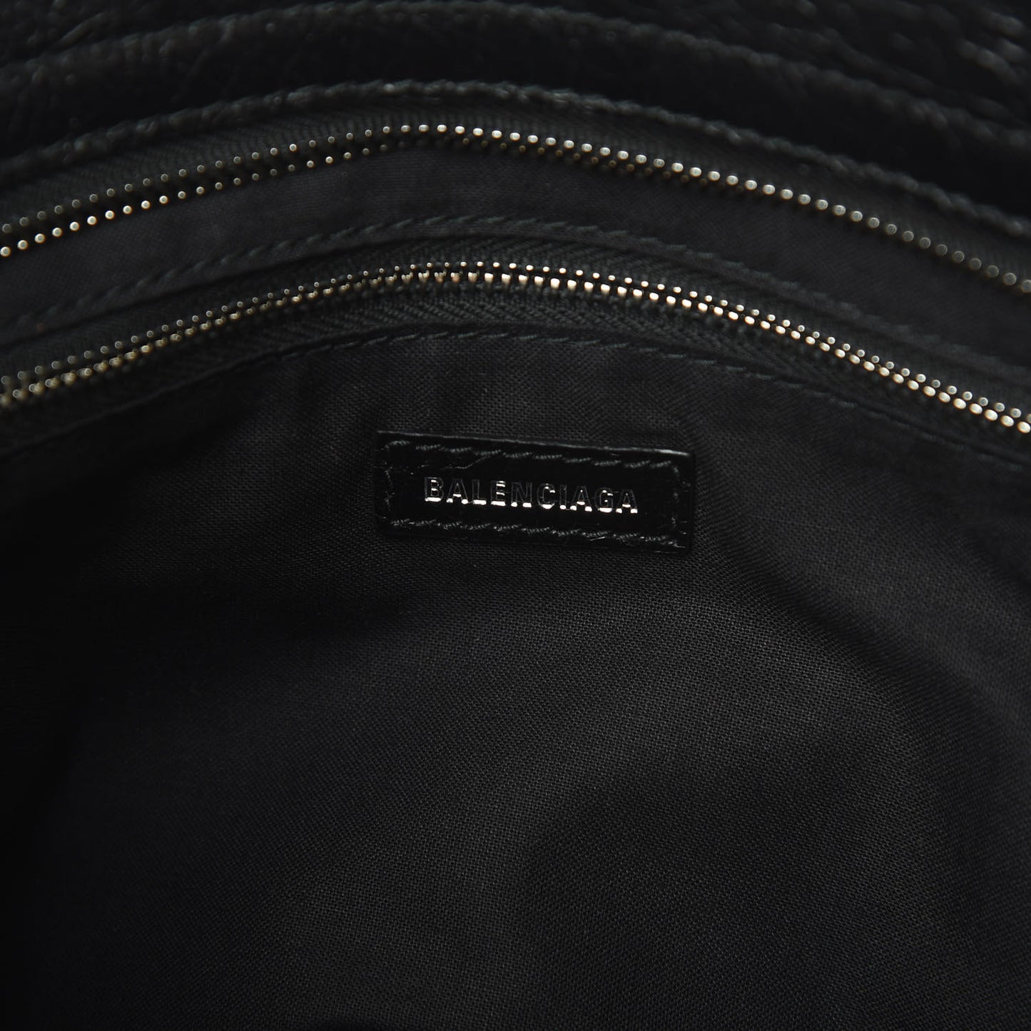 Agneau Classic Silver Hardware City Black