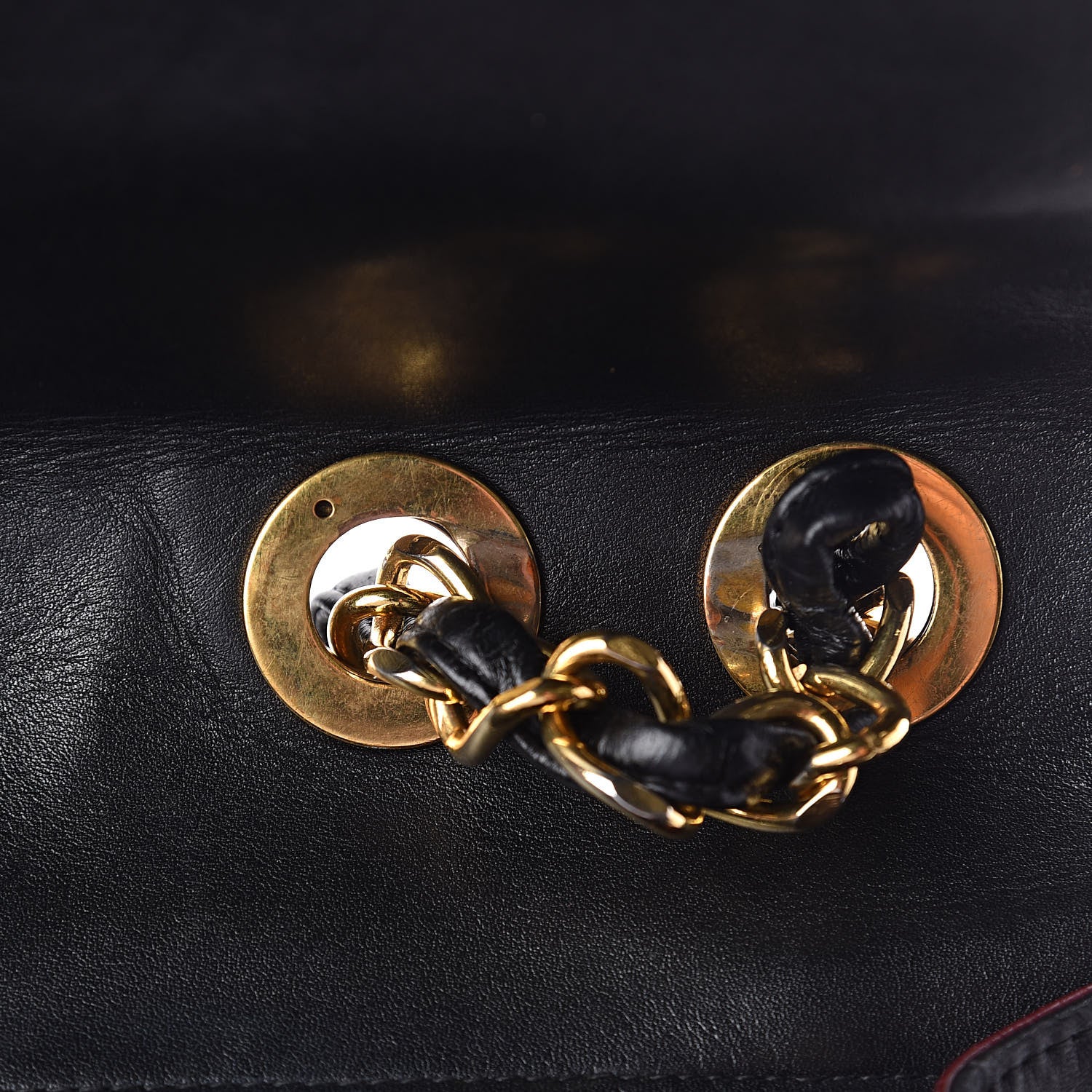 Chanel Lambskin Quilted XL Jumbo Single Flap Black 9 of 17