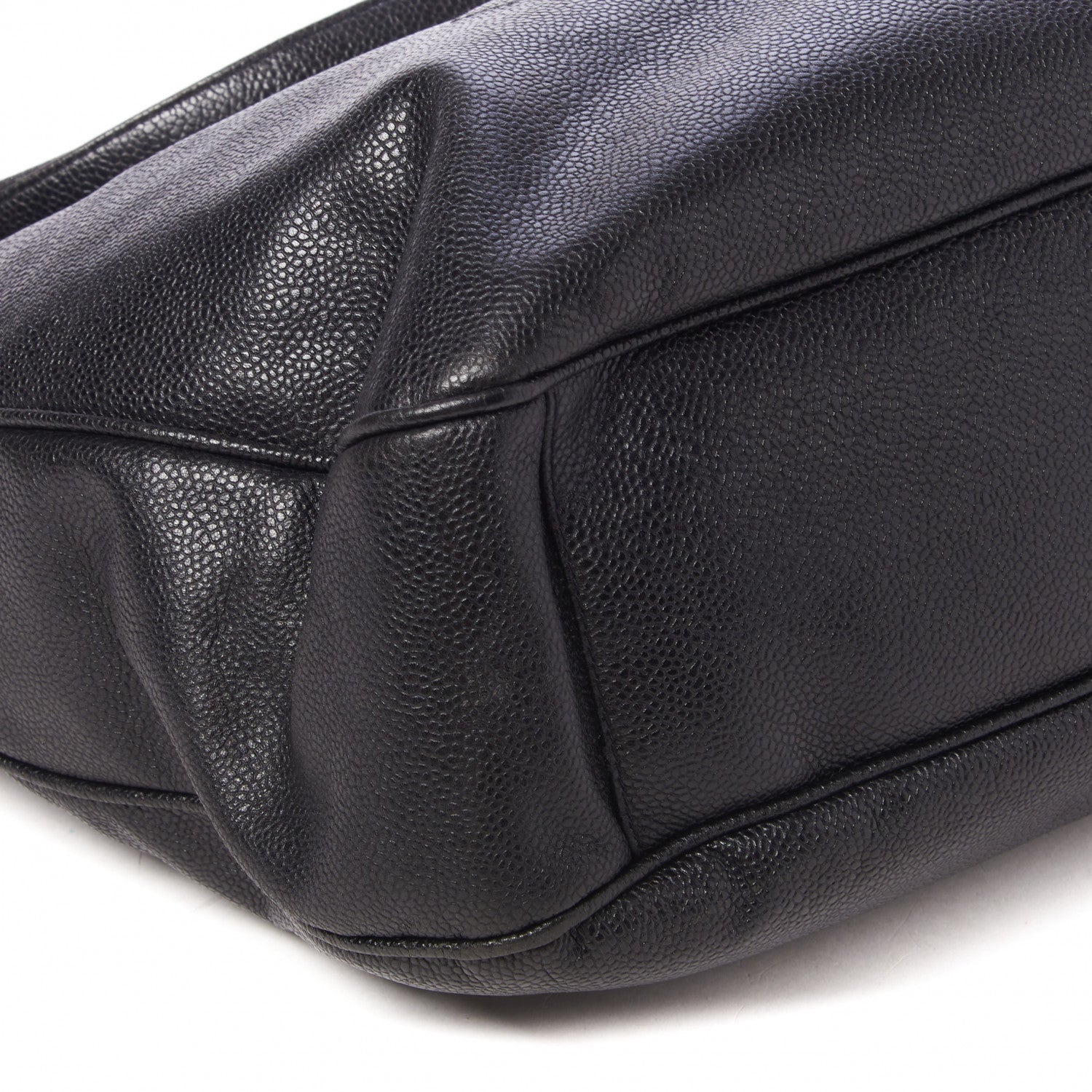 Chanel Caviar Large CC Shoulder Bag Black 5 of 9