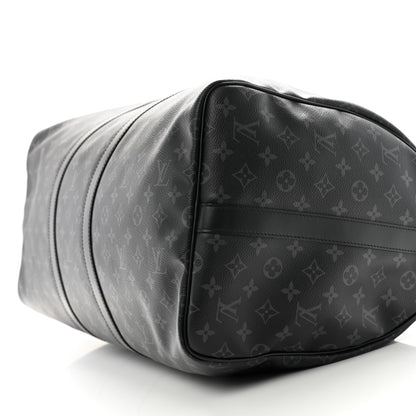 Louis Vuitton Monogram Eclipse Keepall Bandouliere 55 9 of 12