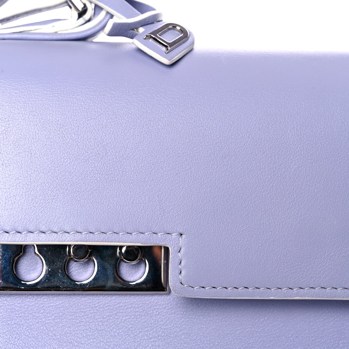 Calfskin Mini Tempete Satchel Lilas