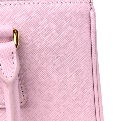Prada Saffiano Small Galleria Double Zip Tote Alabastro 11 of 13