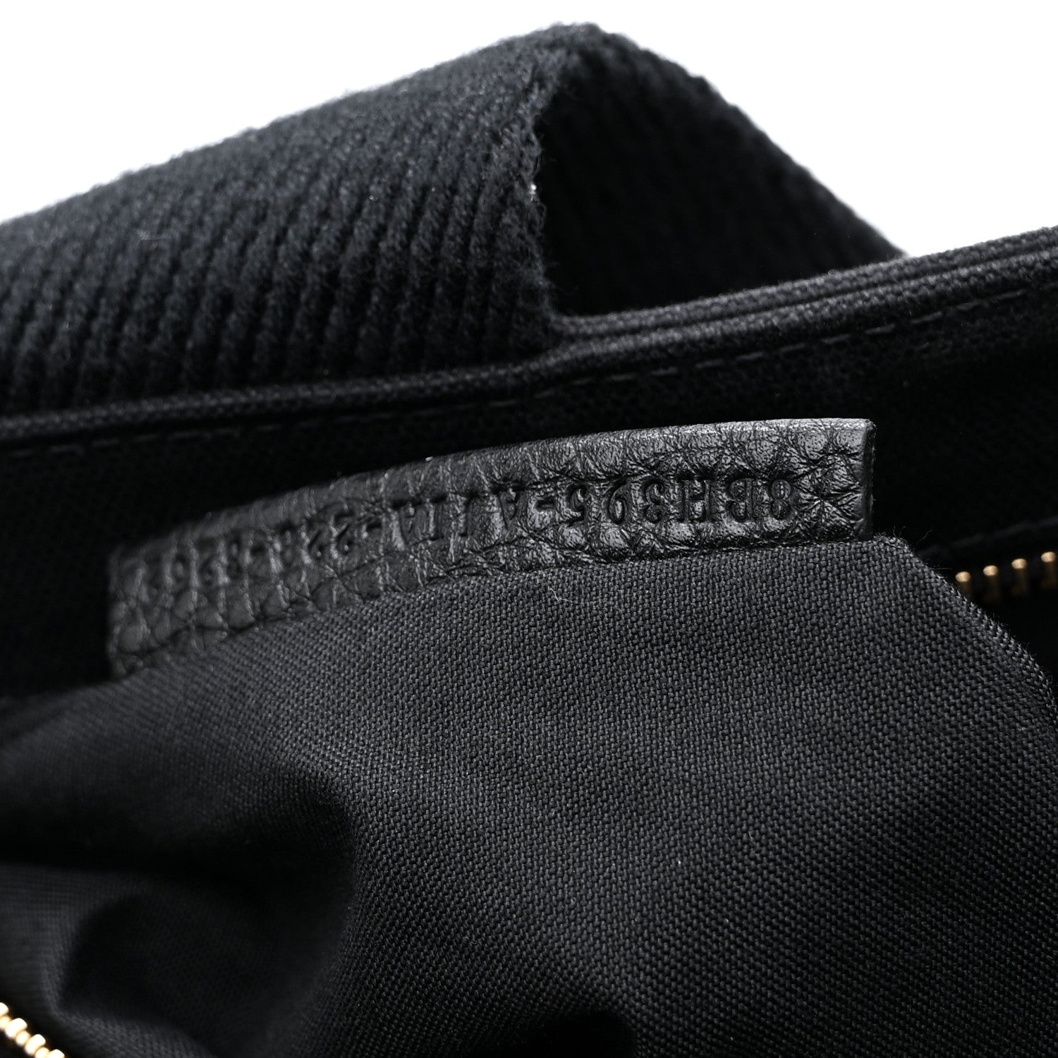Fendi X VERSACE Cotton Canvas Cuoio Romano Fendace Logo Embroidered Signature Shopping Tote Black Gold 7 of 11