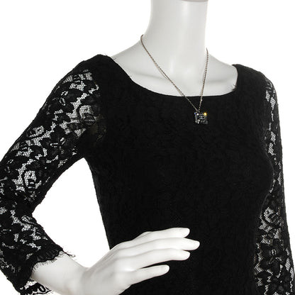 Chanel Crystal CC Square Charm Necklace 2 of 6