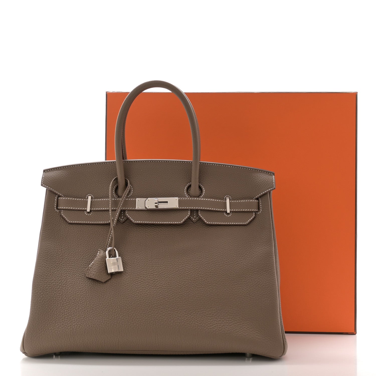 Hermes Togo Birkin 35 Etoupe 11 of 11