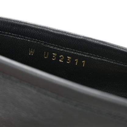 Chanel Calfskin Womens Stitched CC Loafers 37 Black 9 of 9