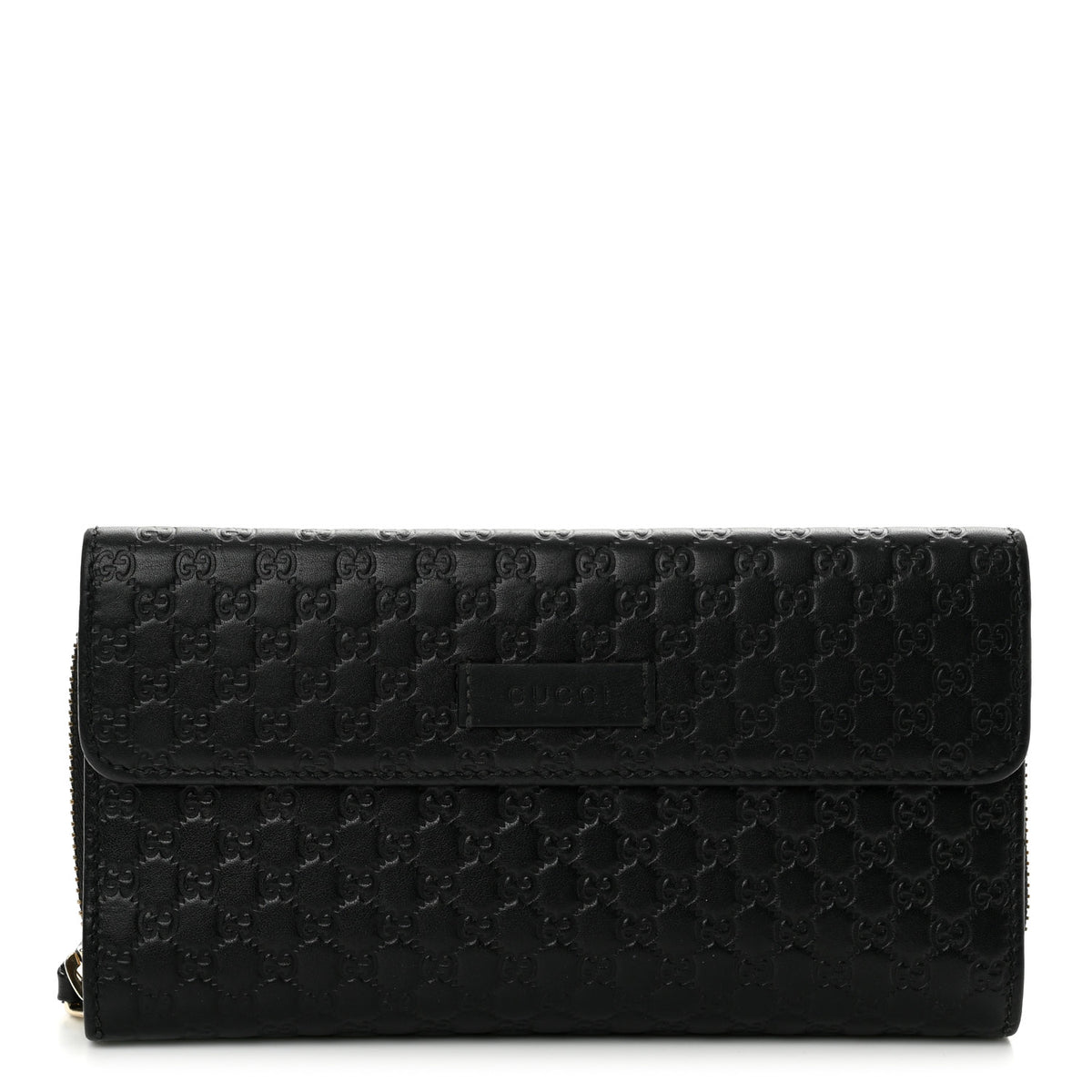 Gucci Soft Microguccissima Continental Zip Wallet Black 1 of 10