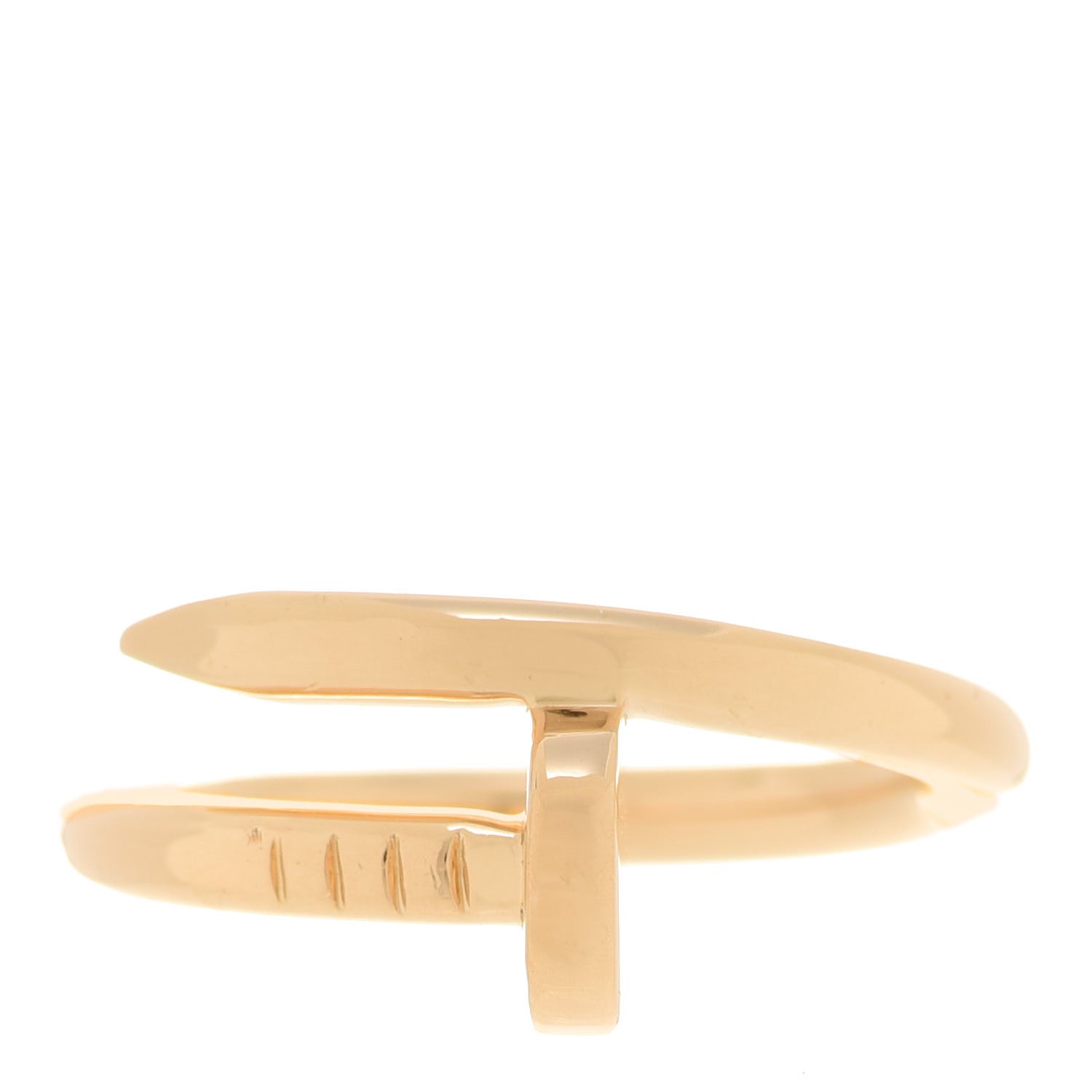 Cartier 18K Yellow Gold Juste Un Clou Ring 55 7.25 1 of 4