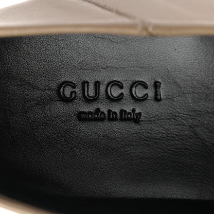 Gucci Lambskin Womens Brixton Horsebit Loafers 37 Mud 7 of 8