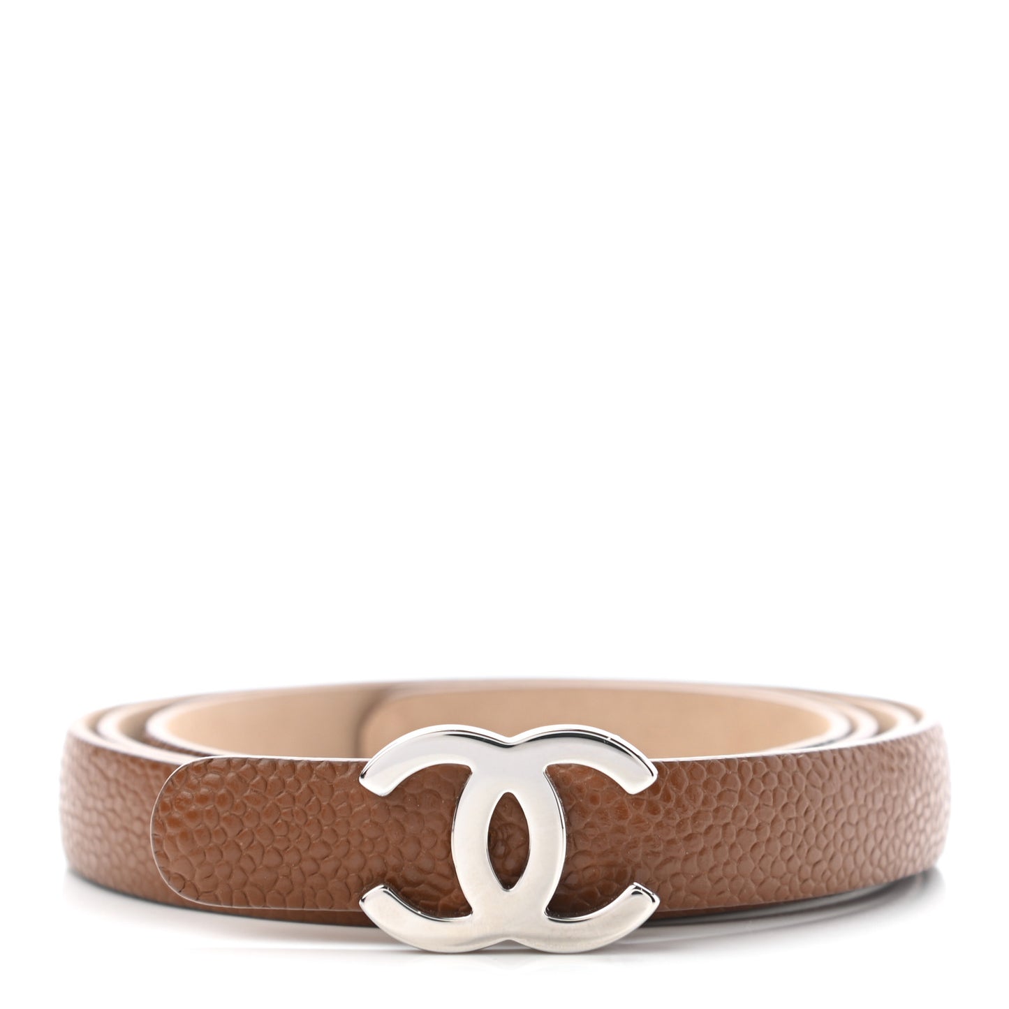Caviar CC Skinny Belt 90 36 Brown