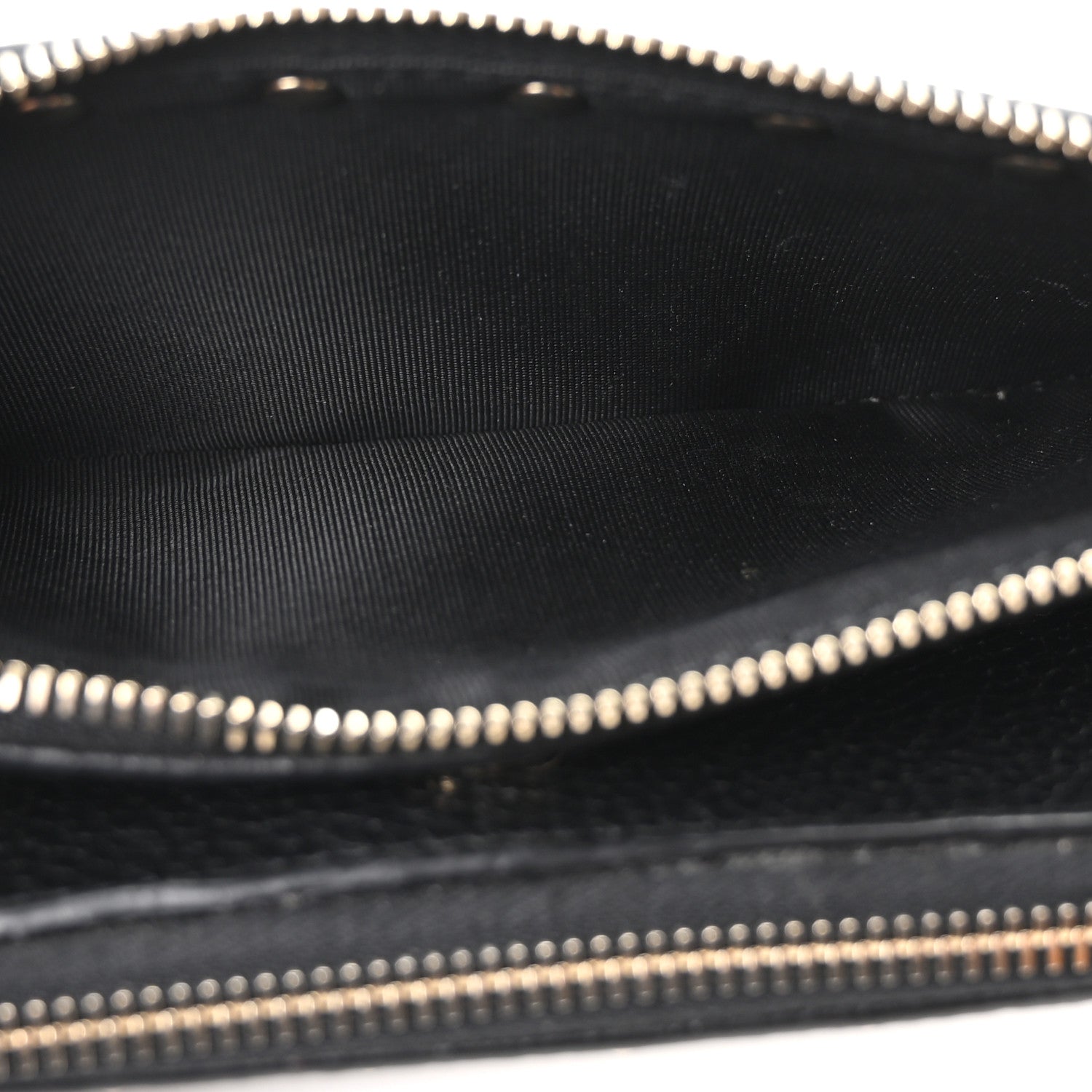 Valentino Garavani Pebbled Calfskin Rockstud Continental Wallet Black 5 of 9