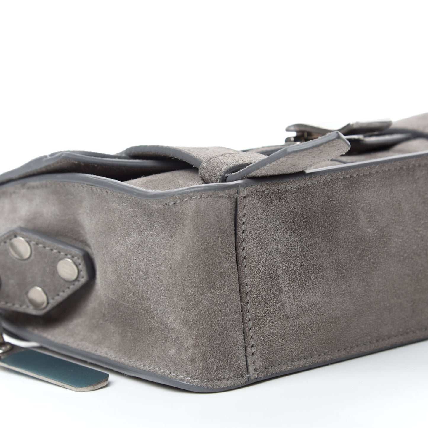 Suede PS1 Mini Crossbody Bag Dark Taupe