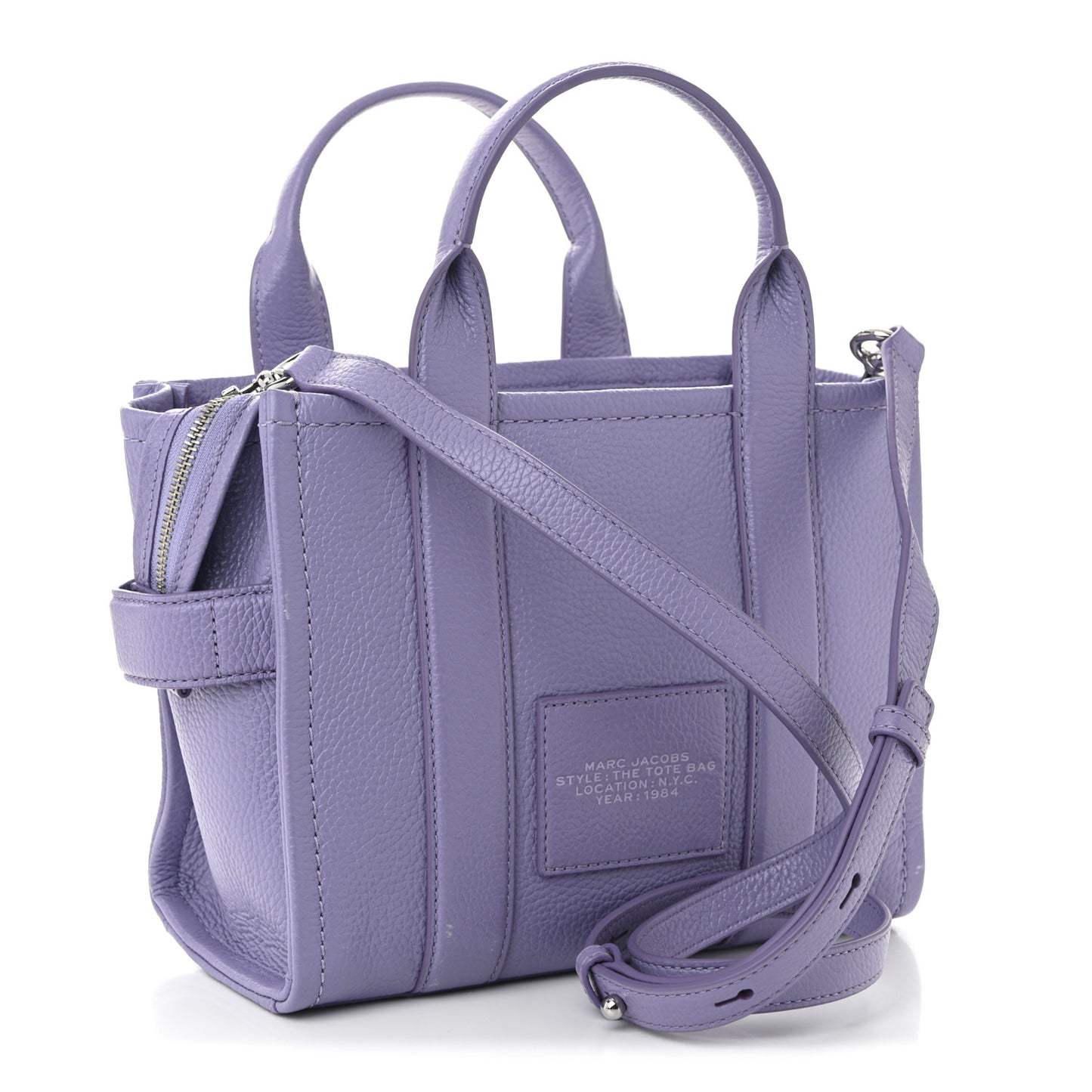 Grained Calfskin Small The Tote Bag Lavender