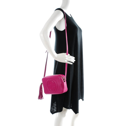 Gucci Cellarius Calfskin Small Soho Disco Bag Bright Bouganville 2 of 7