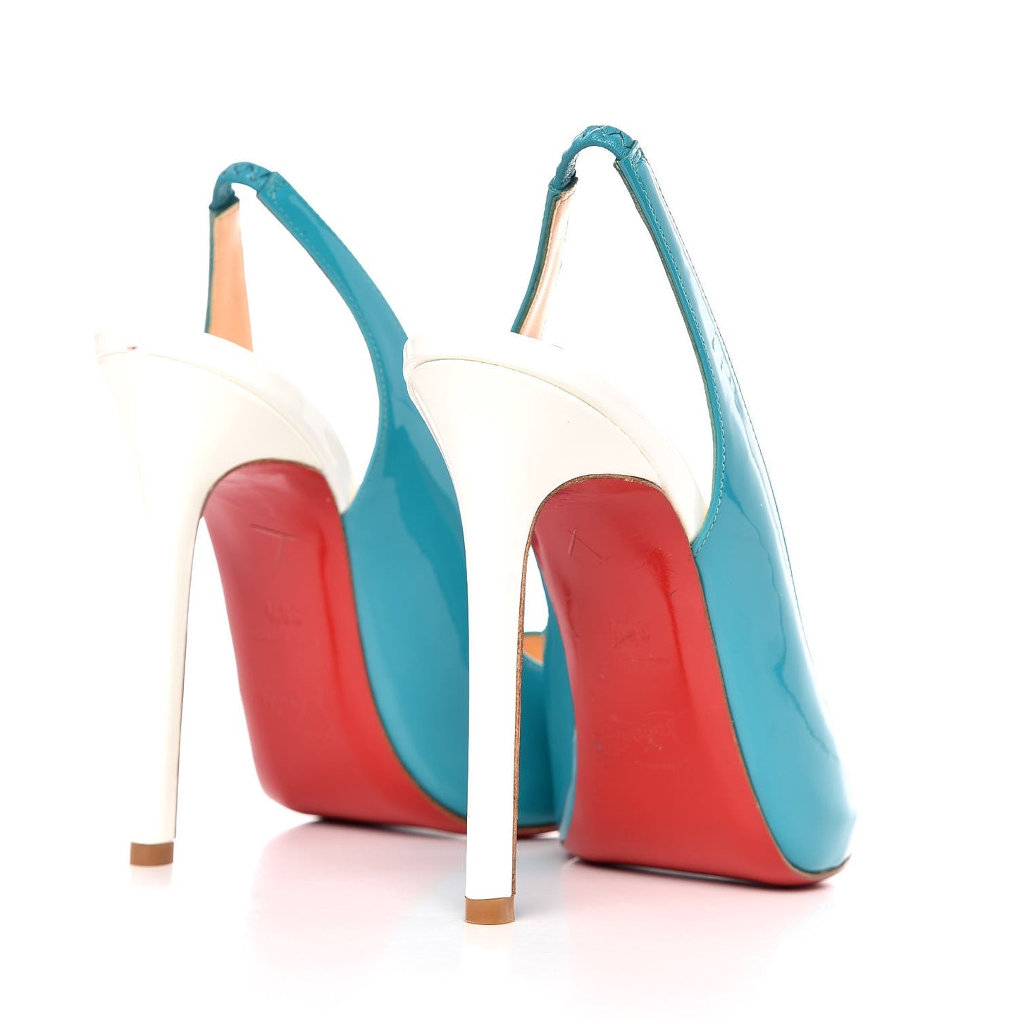Patent Flo Sling 120 Pumps 36.5 Caraibes Canari