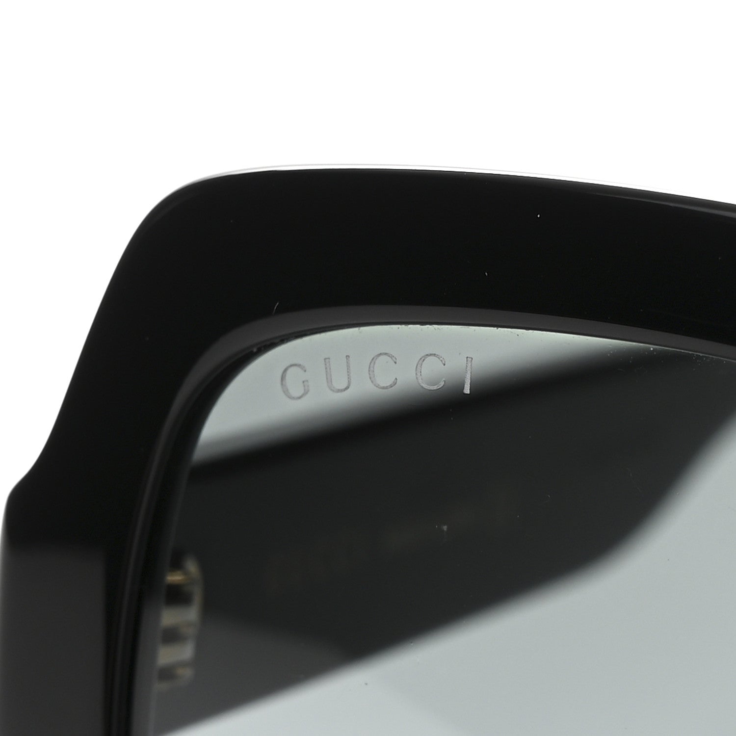 Gucci Acetate Square Frame Sunglasses GG0036S Black 7 of 8