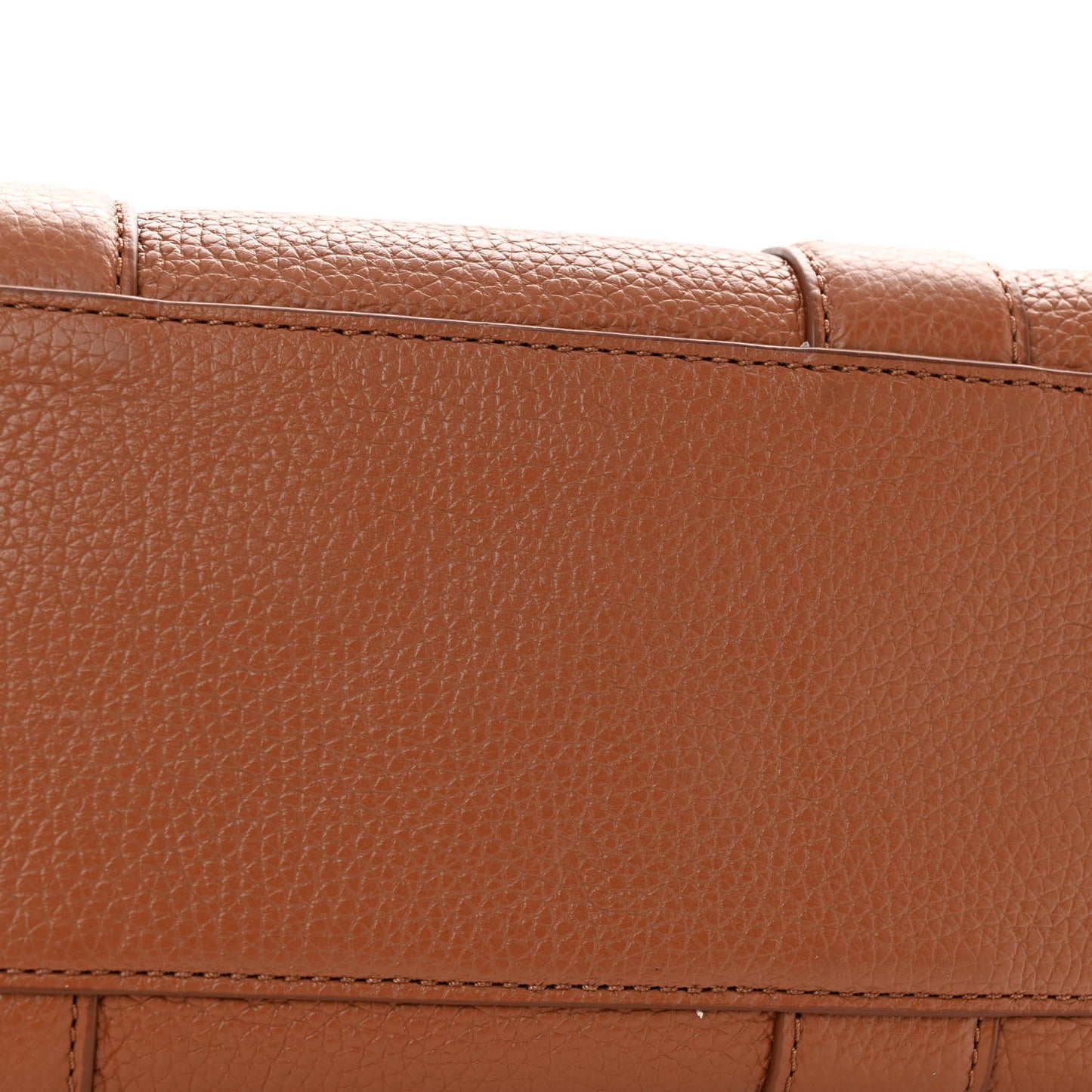 Grained Calfskin Mini The Tote Bag Argan Oil