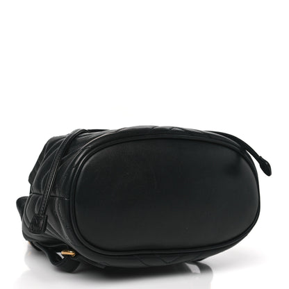 Gucci Calfskin Matelasse GG Marmont Flap Backpack Black 4 of 10
