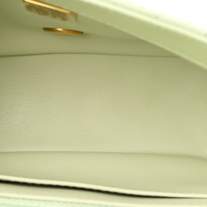 Chanel Lambskin Quilted Mini Pearl Crush Flap Light Green 5 of 12