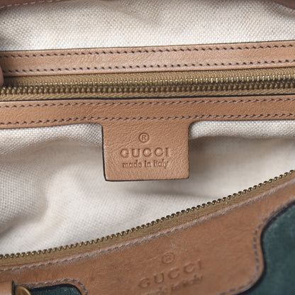 Gucci Monogram Web Medium Rania Top Handle Bag Sand 6 of 18