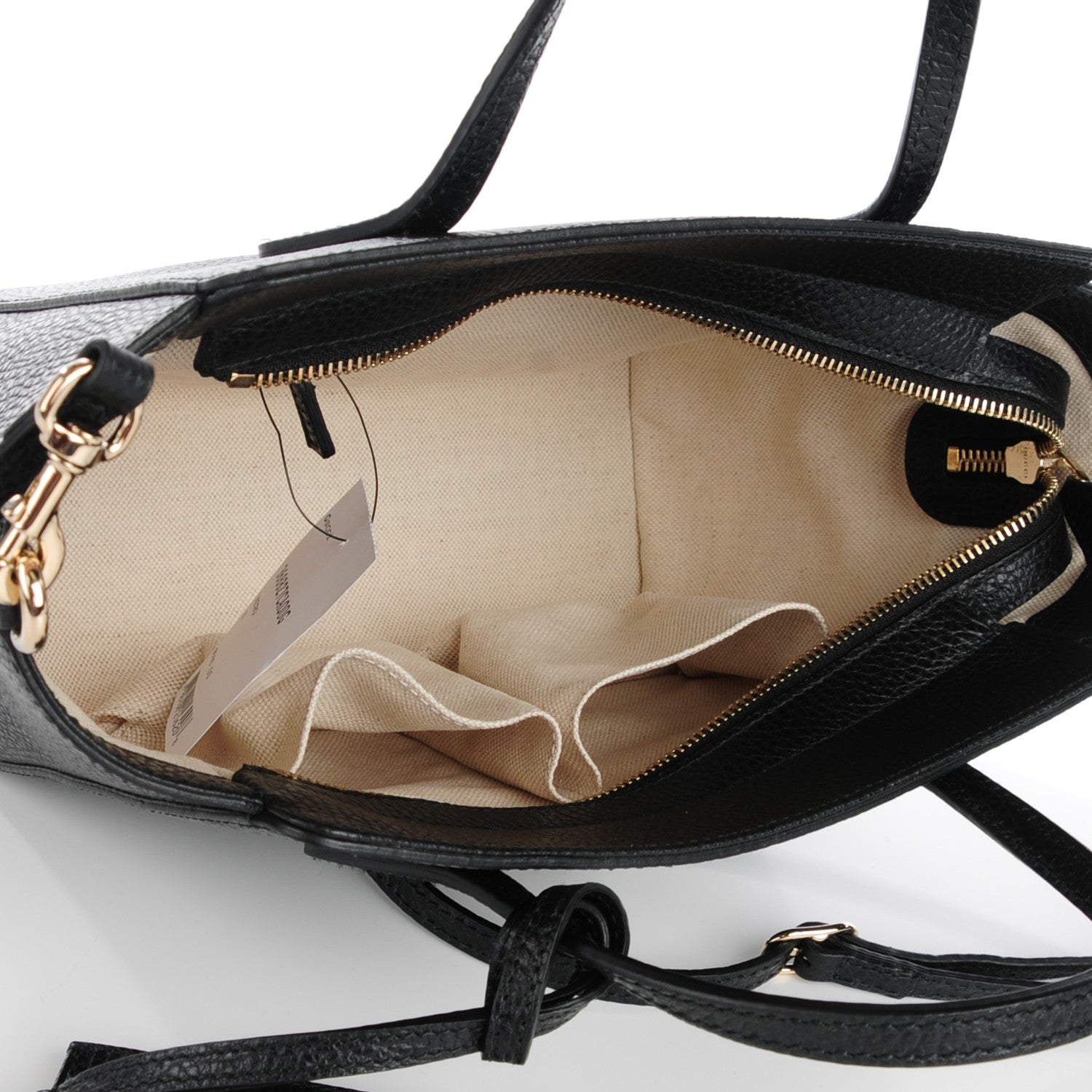 Gucci Dollar Calfskin Mini Swing Top Handle Bag Black 5 of 6