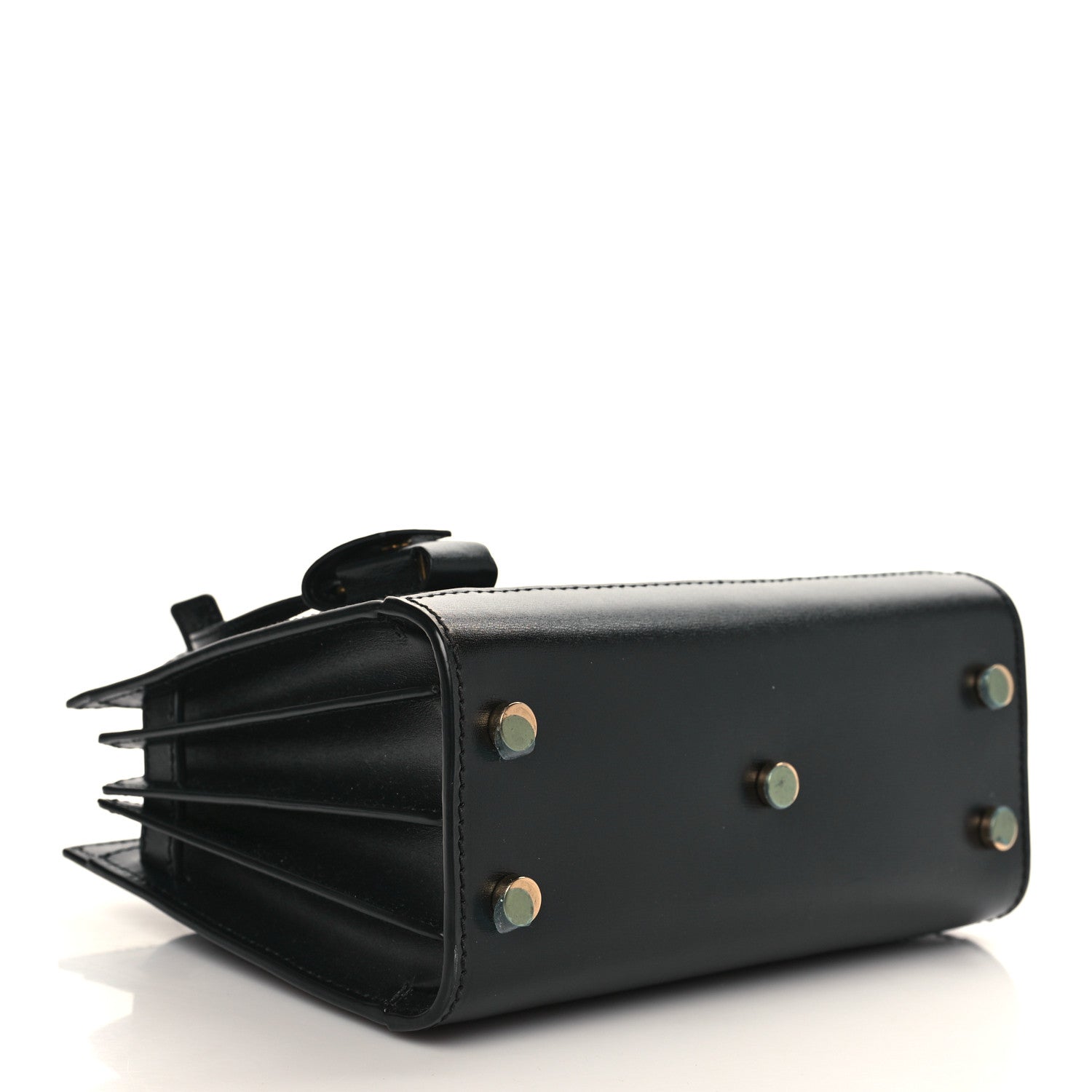Saint Laurent Calfskin Paglia Palm Nano Sac De Jour Black 4 of 8