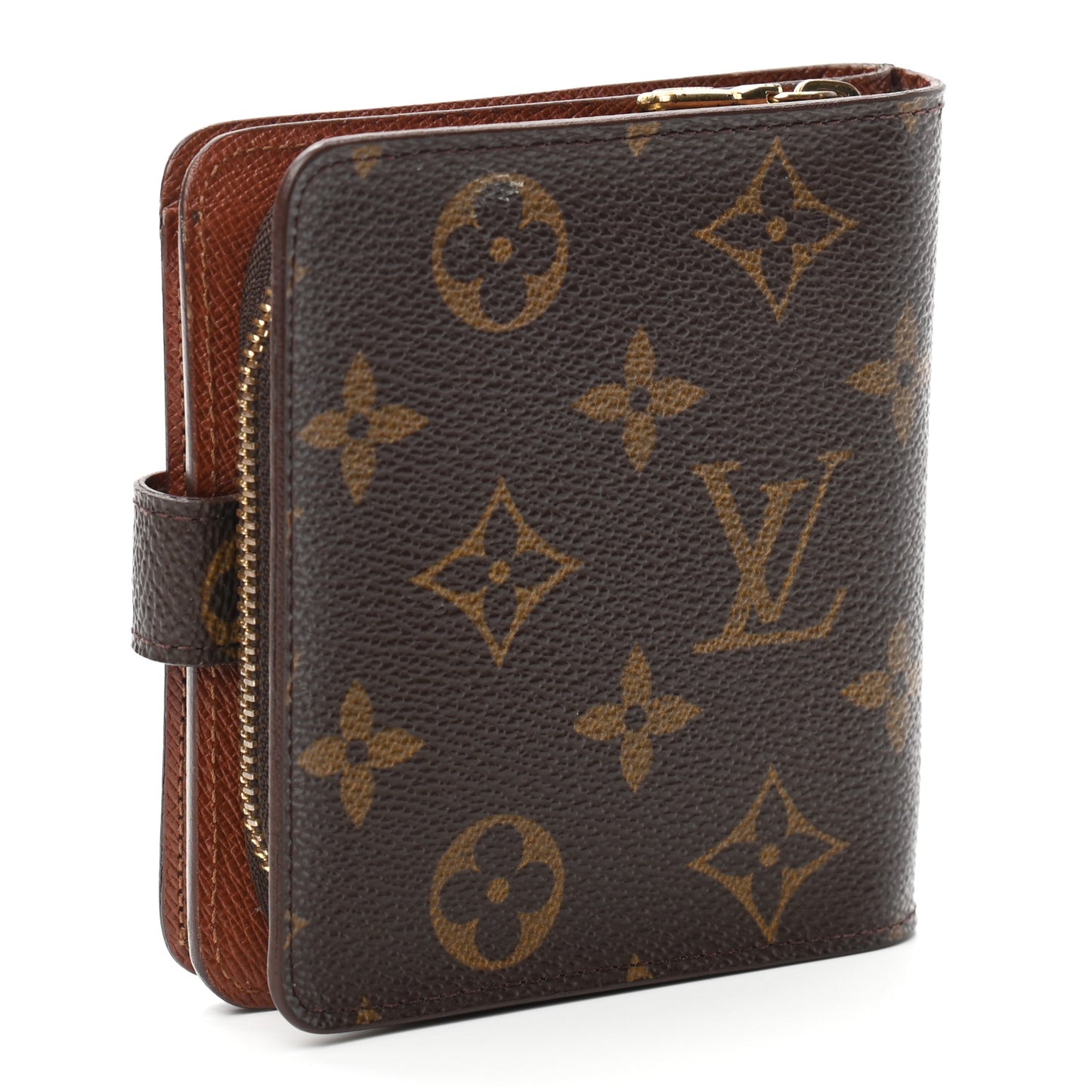 Monogram Compact Zippe Zipped Wallet