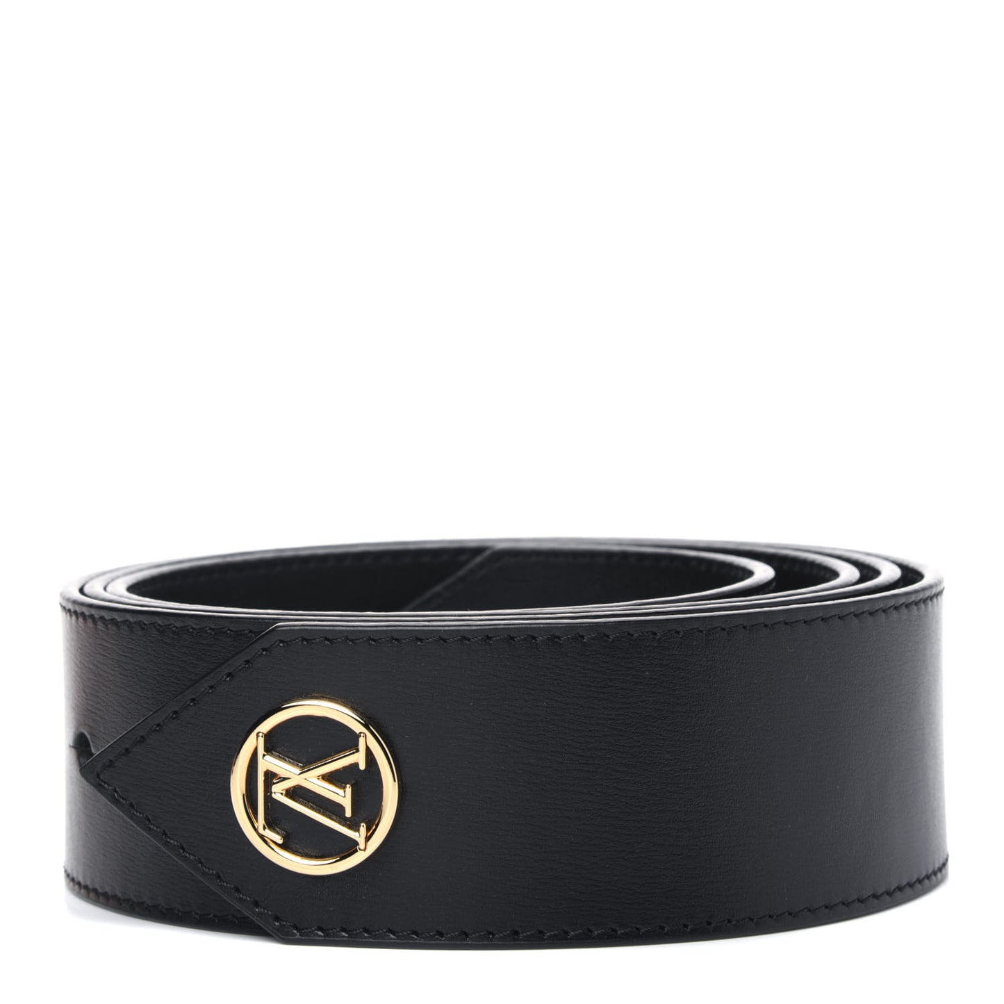 Calfskin 45mm Tie The Knot LV Belt 85 34 Black