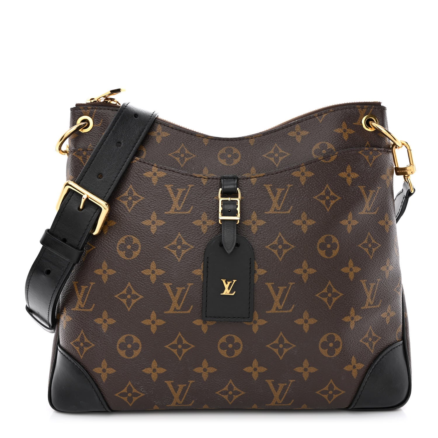 Louis Vuitton Monogram Odeon MM Black 1 of 11