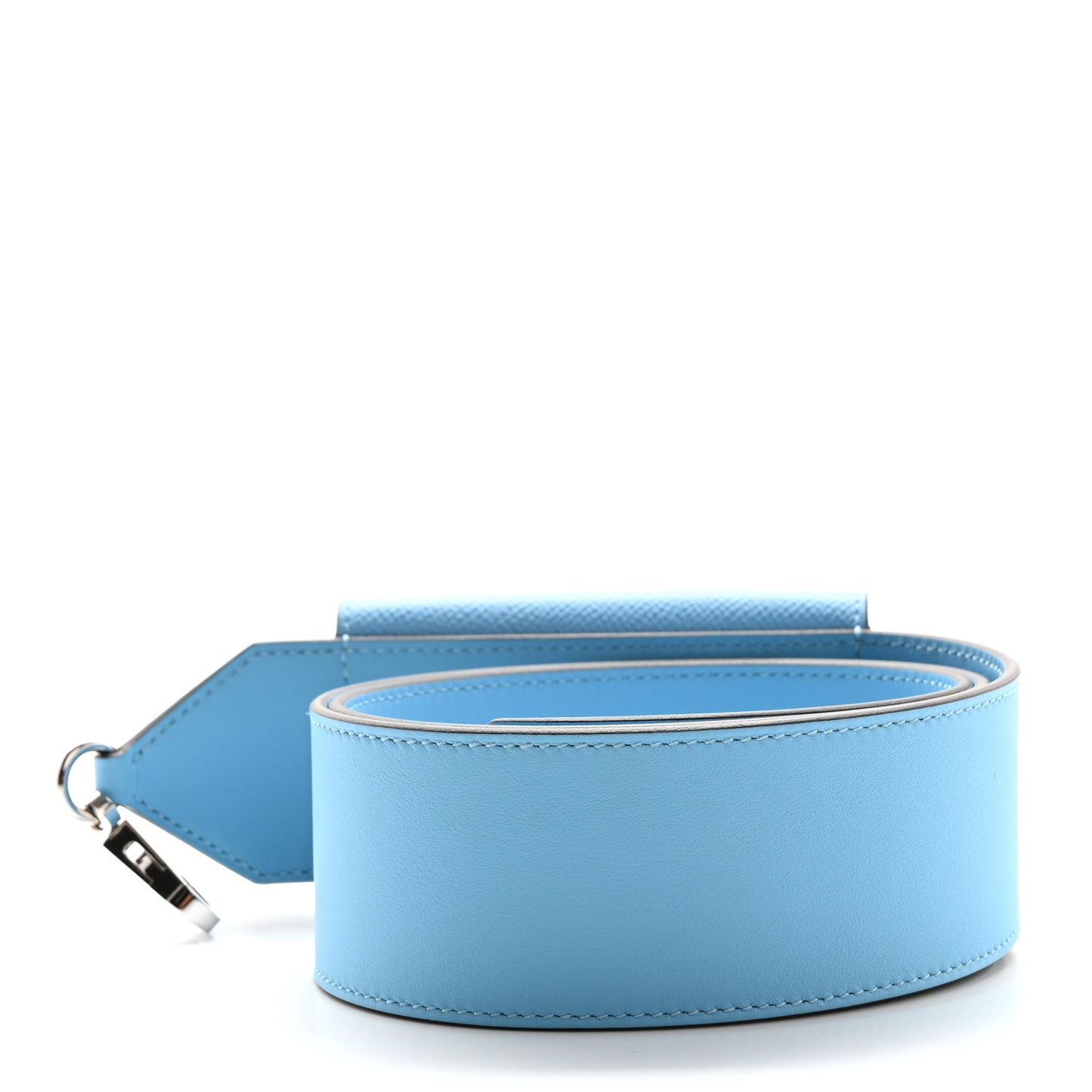 Swift Epsom Pocket Kelly Shoulder Strap Celeste