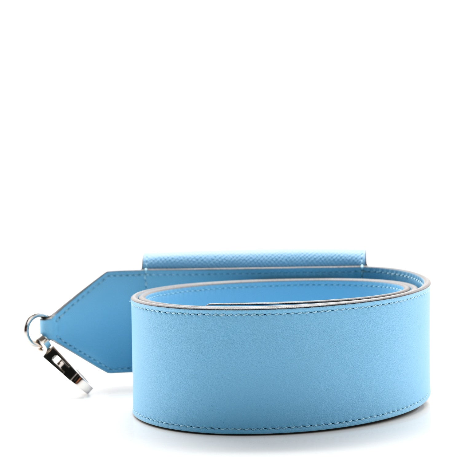 Hermes Swift Epsom Pocket Kelly Shoulder Strap Celeste 2 of 6