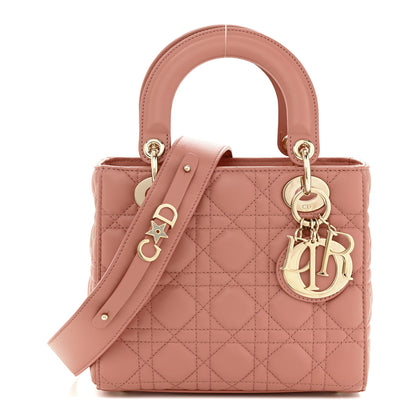 Christian Dior Lambskin Cannage Small My ABCDior Lady Dior Blush 1 of 11